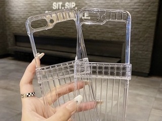 중국도매사이트 인기 투명 젤리 폰케이스 수입 Z플립6 핸드폰케이스